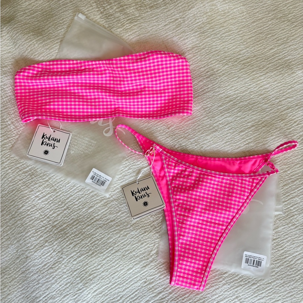 Kulani Kinis Pink Bikini Swim Set